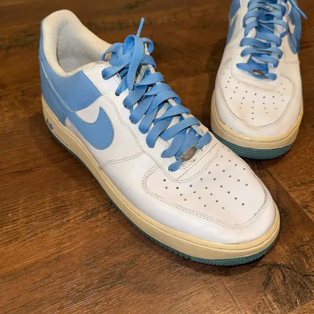 Nike Air Force 1 Low White/University Blue (Style Code: 306353-149) Size 9